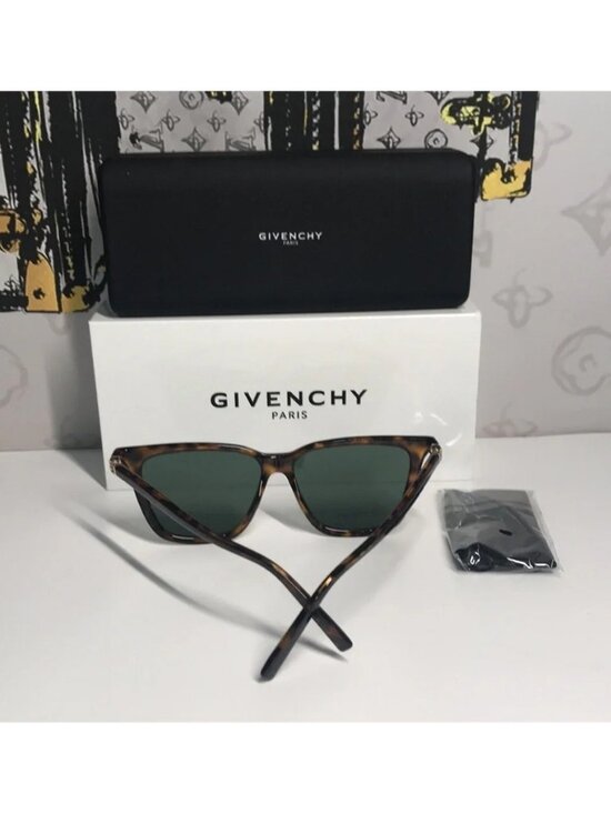 New Authentic Givenchy Tortoise Shell Sunglasses with Green Lenses GV7160/s main image 8